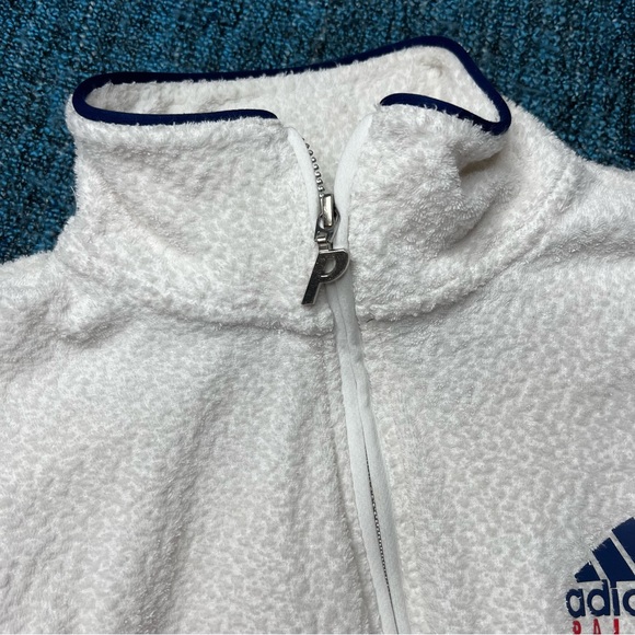 Adidas x Palace On Court Towel Track Jacket in White Blue - Picture 4 of 14